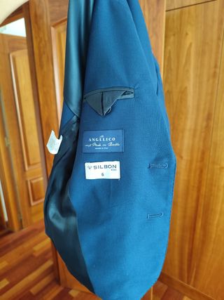 Americana niño. Talla 6. Comunión/bodas SILBON azu