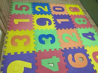 Puzzle Suelo Goma Espuma Números x20