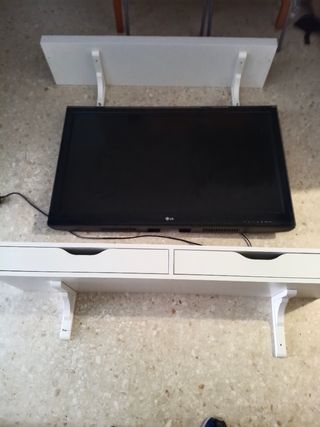 Mueble salón y TV LG