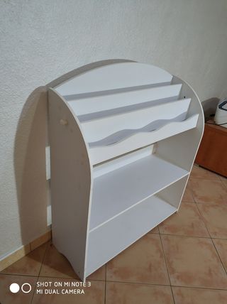 Mueble organizador blanco madera