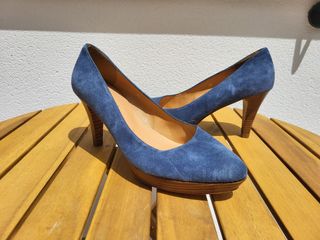 Zendra Zapatos de Tacón Azul Talla 40
