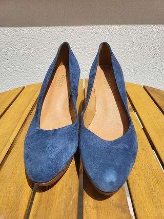 Zendra Zapatos de Tacón Azul Talla 40