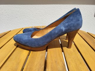 Zendra Zapatos de Tacón Azul Talla 40