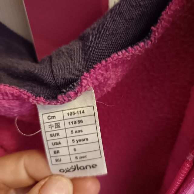 Sudadera niña talla 5