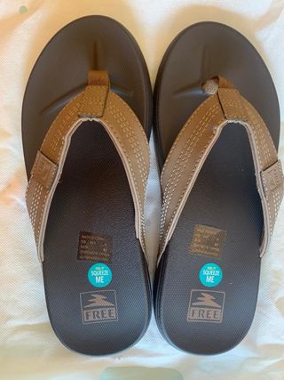 Sandalias Reef Hombre Talla 42 Beige Marrón