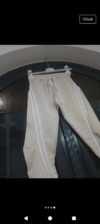 Pantaloni tuta bimba 4 anni