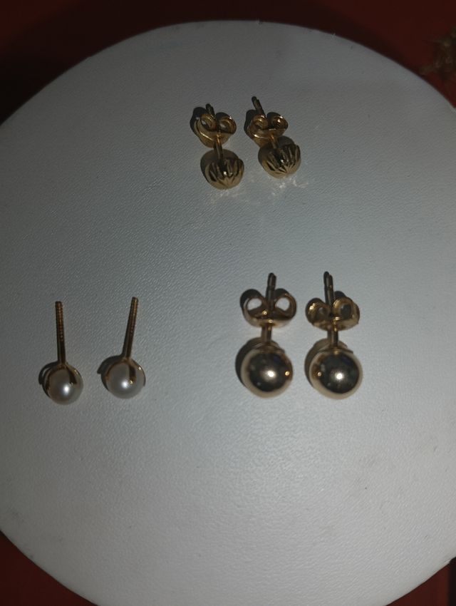 ‼️LEER LA DESCRIPCIÓN‼️  Lote 3 pares pendientes