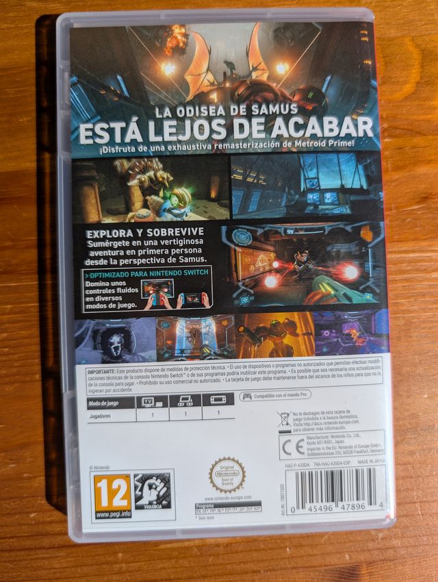 Metroid Prime Remasterizado Nintendo Switch