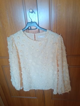 Blusa Sfera Basic Beige Talla S