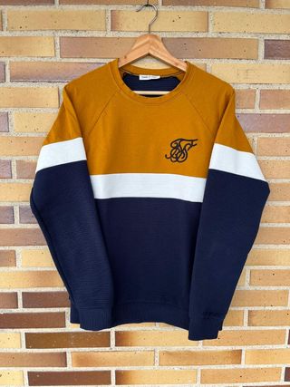 Sudadera SikSilk Amarilla y Azul
