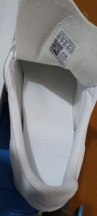 Adidas Gazelle Piel Blancas Talla 43 1/3