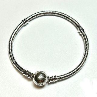 Pulsera Cadena Serpiente Cierre Clásico Plata