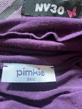 Vestido pichi con polo morado