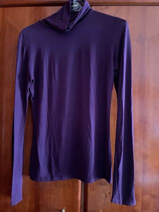 Vestido pichi con polo morado