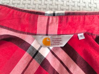 Camisa Carhartt a cuadros roja