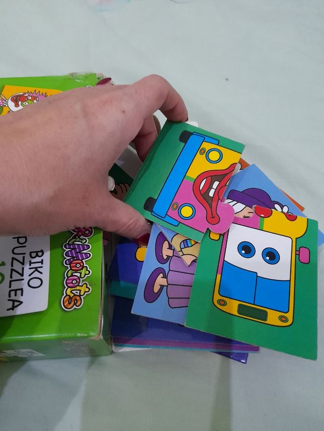 Puzzle infantil Pirritx eta Porrotx números