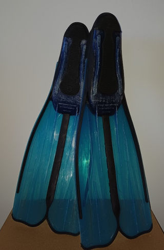 Pinne Cressi Blu Taglia 37-38 / 4-5