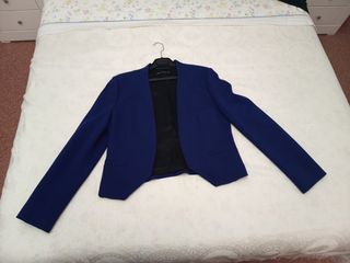Chaqueta azul Zara Talla M