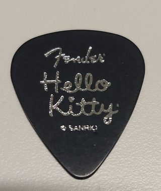 Púas Fender de guitarra Hello Kitty. 11 unidades