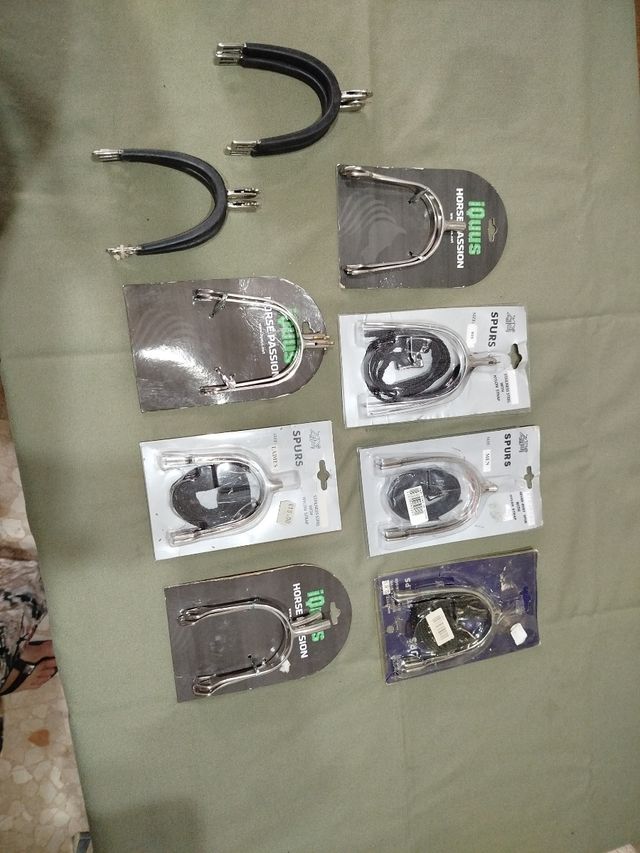 Lote espuelas inglesas varios modelos