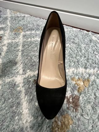 Zapato tacón ante negro