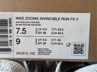 Nike Zoom Invincible Run 3 Zapatillas