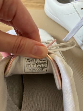 Zapatillas Polo Ralph Lauren Blancas Rosadas