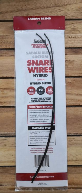 SABIAN SBHY42 14" HYBRID SNARE WIRE-42 (NUEVA) 