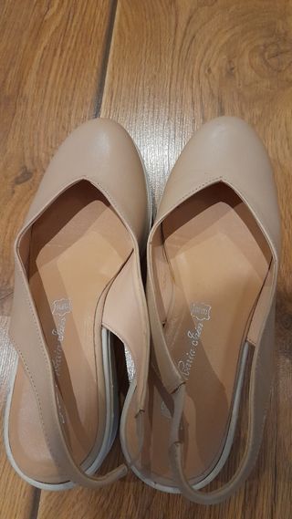 Sandalias Maria Jaén Beige Talla 36