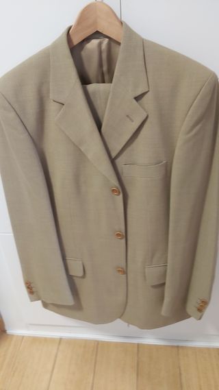 Traje de hombre Mostaza con chaleco