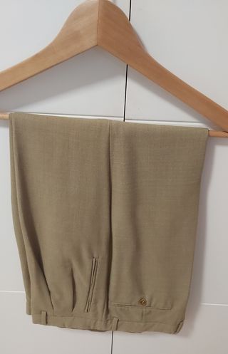 Traje de hombre Mostaza con chaleco