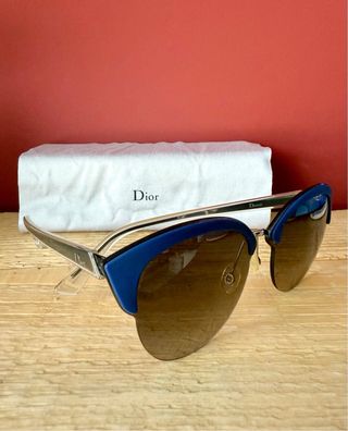 Gafas de sol Dior original azules y marrones