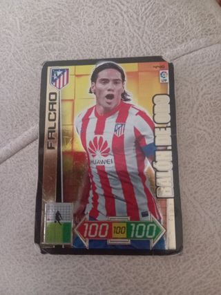 Cromo Falcao Balón de Oro Adrenalyn