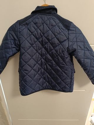 Chaqueta acolchada azul para niño 7-8 años