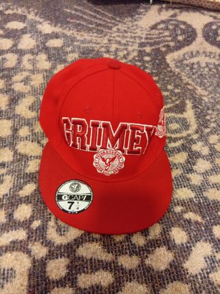 Gorra Grimey Roja Talla 7 1/4