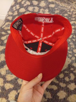 Gorra Grimey Roja Talla 7 1/4