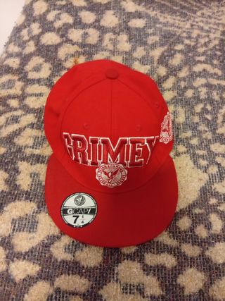 Gorra Grimey Roja Talla 7 1/4