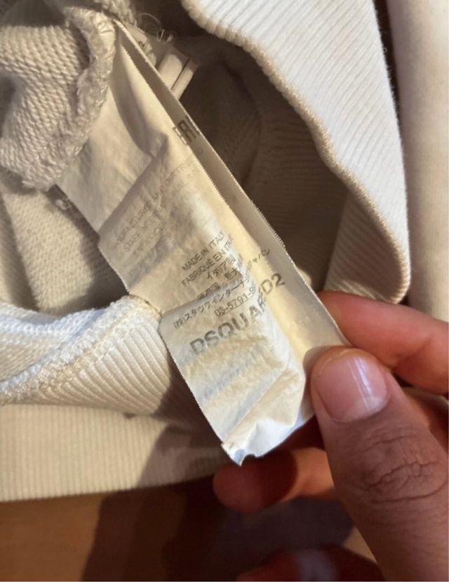 Felpa Dsquared2 con stampa foglia e logo