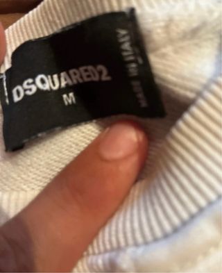 Felpa Dsquared2 con stampa foglia e logo