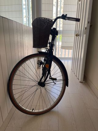 Bicicleta Paseo City 65 6V Marrón rueda de 28 