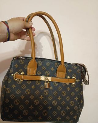 Bolso de mano con estampado