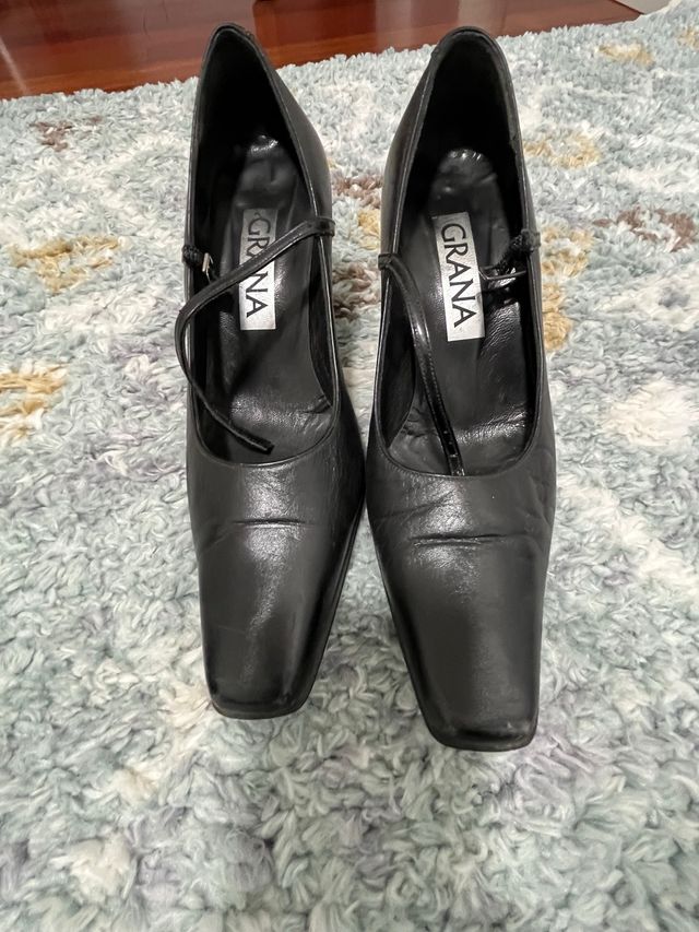 Zapatos de tacón GRANA piel negros