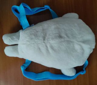 Mochila de peluche de foca 