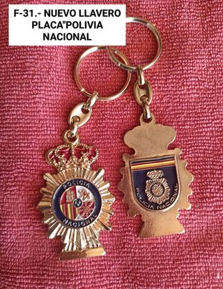 Lote Policía : Llavero, Pin Pulsera y bolígrafo
