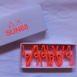 6 Clip SUN68 Arancioni fluo