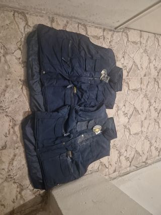 Chaleco de trabajo azul