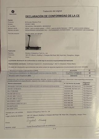 Xiaomi Mi Scooter Pro 2 - Garantía hasta 20/01/26