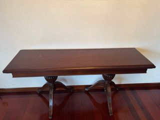 Mesa y 6 Sillas Comedor Madera Antiguas