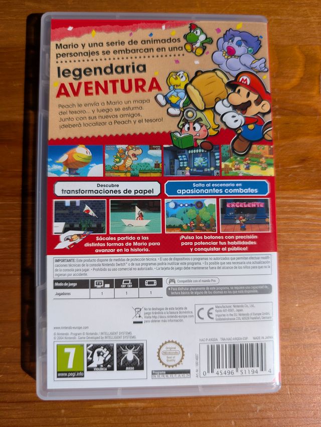 Papel Mario O Comutador Millennial Gate