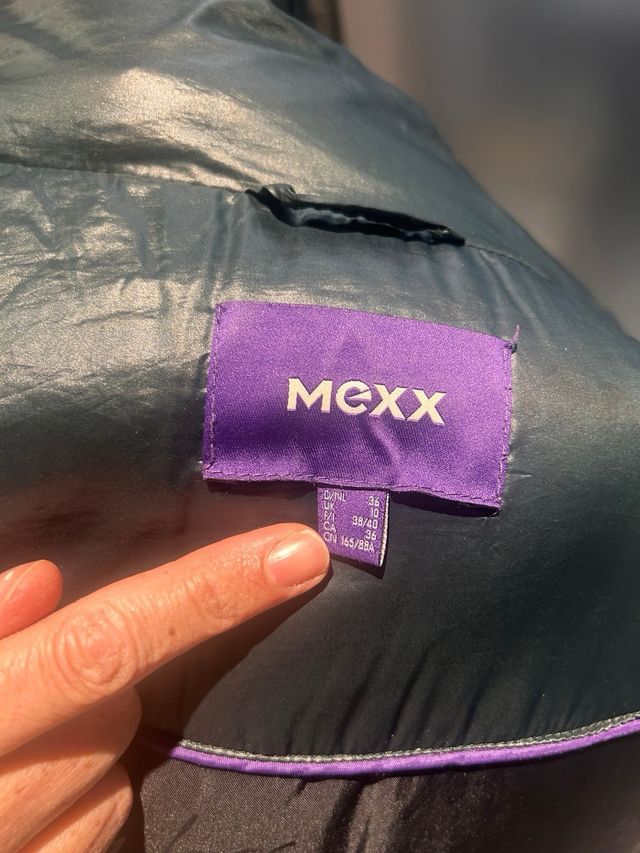 Chaqueta acolchada verde mujer